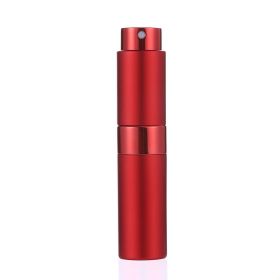 8 ml 15 ml Reusable Metal Perfume Bottle Cosmetic Spray Bottle Portable Empty Bottle Container Travel Sub-bottle Liner Glass (Capacity: 15ml, Color: Red)