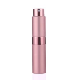 8 ml 15 ml Reusable Metal Perfume Bottle Cosmetic Spray Bottle Portable Empty Bottle Container Travel Sub-bottle Liner Glass (Capacity: 8ml, Color: Pink)