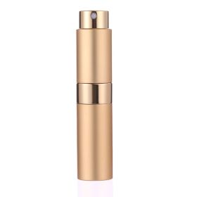 8 ml 15 ml Reusable Metal Perfume Bottle Cosmetic Spray Bottle Portable Empty Bottle Container Travel Sub-bottle Liner Glass (Capacity: 8ml, Color: gold)