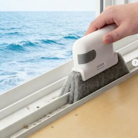 Window groove cleaning brush, door and window slot cleaning tool, recess brush, windowsill gap brush (Quantity: 8PCS)